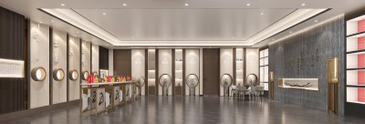 新中式烟酒店3D模型下载
